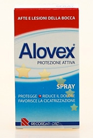 Alovex Linea Protezione Orale Spray Lenitivo Lesioni Mucosa Orale 15 ml