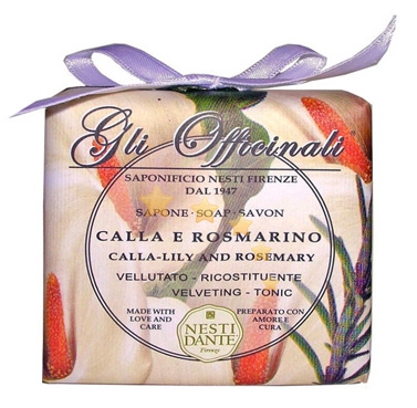 Nesti Linea Gli Officinali Sapone Vegetale alle Erbe Calla e Rosmarino 200 g