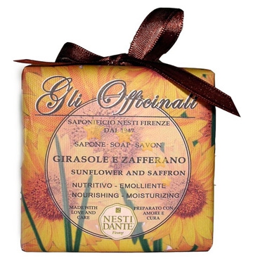Nesti Linea Gli Officinali Sapone Vegetale alle Erbe Girasole e Zafferano 200 g