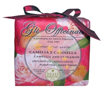 Nesti Linea Gli Officinali Sapone Vegetale alle Erbe Camelia e Cannella 200 g