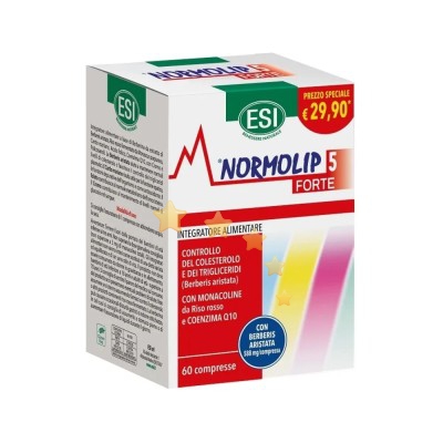 Esi Linea Controllo Colesterolo Trigliceridi Normolip 5 Forte 60 Capsule
