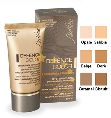 Bionike Linea Defence Color Fondotinta Idratante Pelli Normali Colore Biscuit