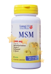 LongLife Integratori Alimentari MSM 1000 mg 60 Tavolette