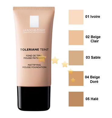 La Roche Posay Linea Toleriane Teint Fondotinta Mousse Effetto Mat 01 Ivoire