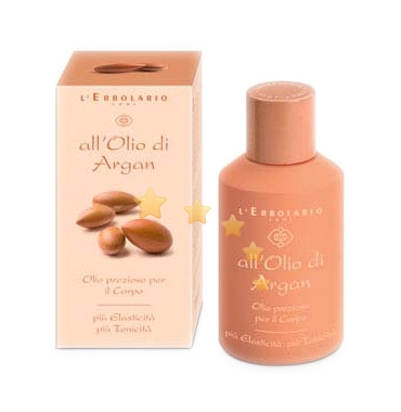 L'Erbolario Linea Olio di Argan Nutriente e Rigenerante Olio Seta Corpo 125 ml