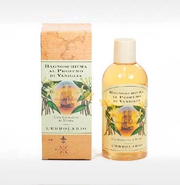 L'Erbolario Linea Vaniglia Addolcente Aromatizzante Bagnoschiuma Profumato 250ml