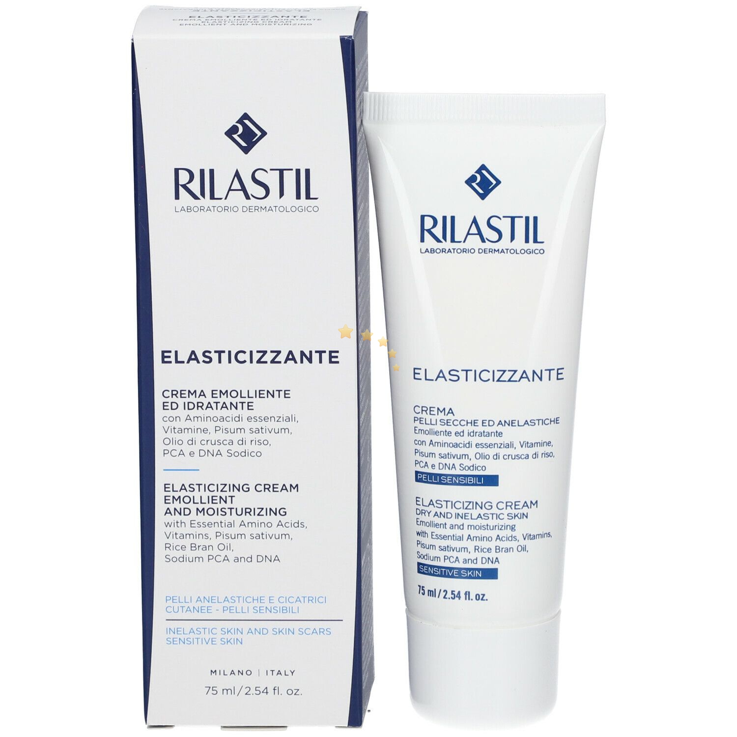 Rilastil Linea Corpo Elasticizzante Crema Idratante Pelli Secche Sensibili 75 ml