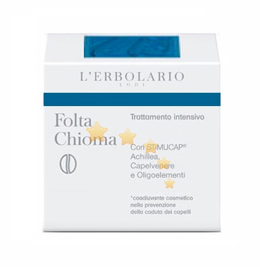 L'Erbolario Linea Capelli Folta Chioma Anticaduta Trattamento Uomo 12 Fiale 6 ml