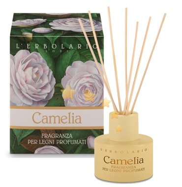 L'Erbolario Linea Camelia Raffinata Preziosa Elegante Legni Profuma Ambiente