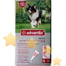 Advantix cani da 10 a 25 Kg. 4 spot-on