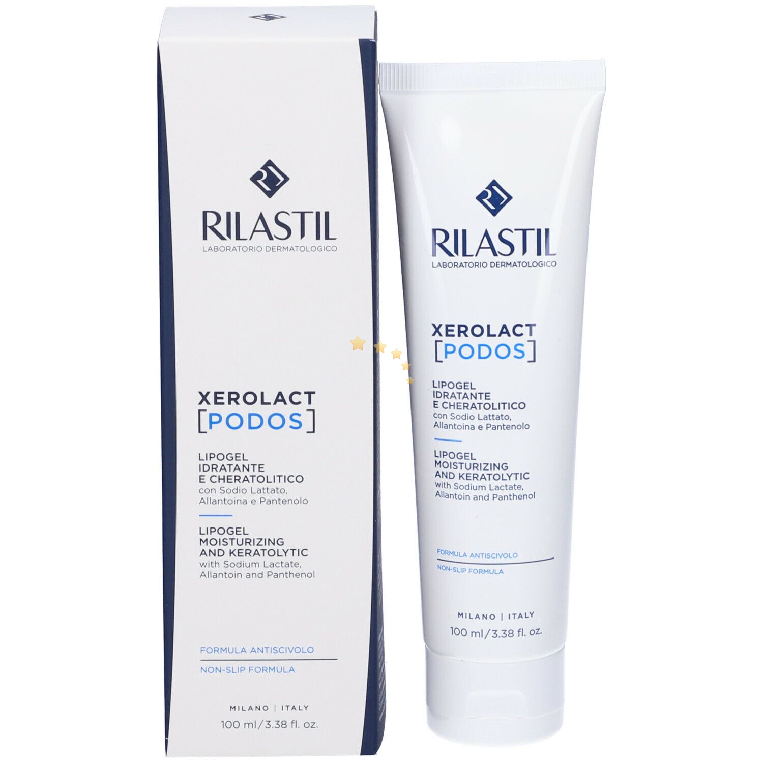 Rilastil Xerolact Podos lipogel idratante e cheratolitico piedi 100ml