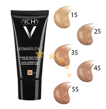 Vichy Make-up Linea Trucco Dermablend Fondotinta Correttore Fluido 30 ml 35
