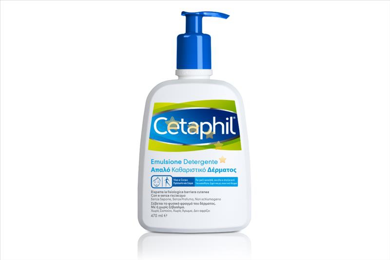 Cetaphil Emulsione Detergente Pelle sensibile - Viso e Corpo 470ml