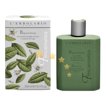 L'Erbolario Linea Frescaessenza Lime e Armonie di Legni Bagnoschiuma Corpo 250ml