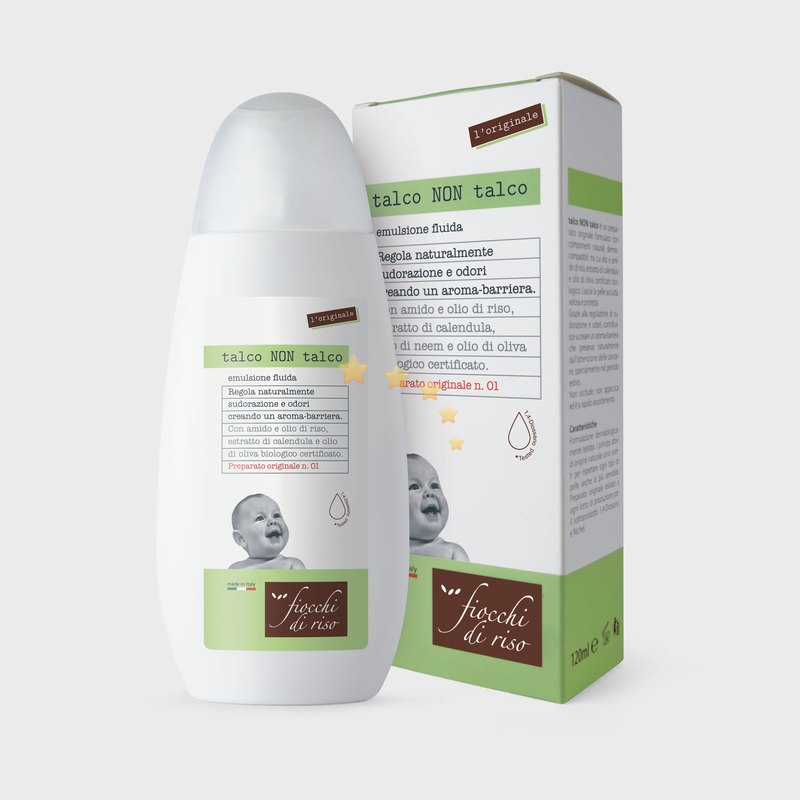Fiocchi di riso - Talco non Talco Emulsione Fluida 120ml