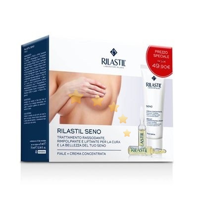 Rilastil Linea Seno Trattamento Rimpolpante, Liftante 15Fiale+Crema 75ml