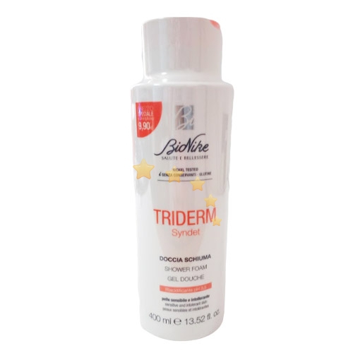 BioNike Triderm Linea Detergenza Quotidiana Doccia Schiuma Riacidificante 400 ml