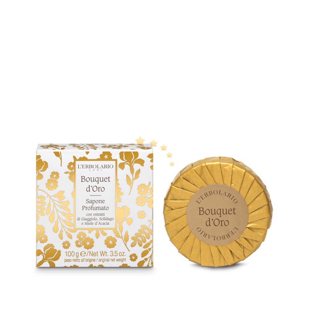 L'Erbolario Linea Bouquet d'Oro - Sapone Profumato 100gr