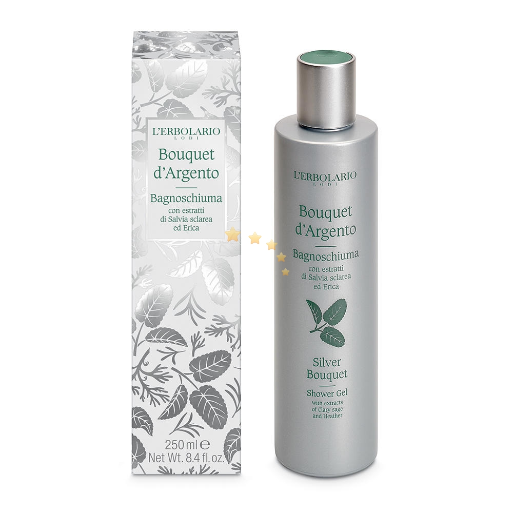 L'Erbolario Linea Bouquet d'Argento - Bagnoschiuma 250ml