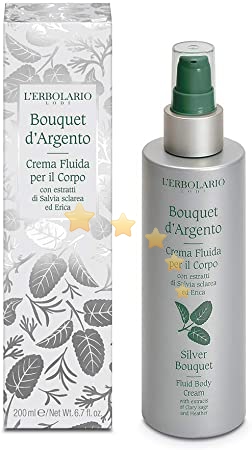 L'Erbolario Linea Bouquet d'Argento - Crema Fluida Corpo 200ml