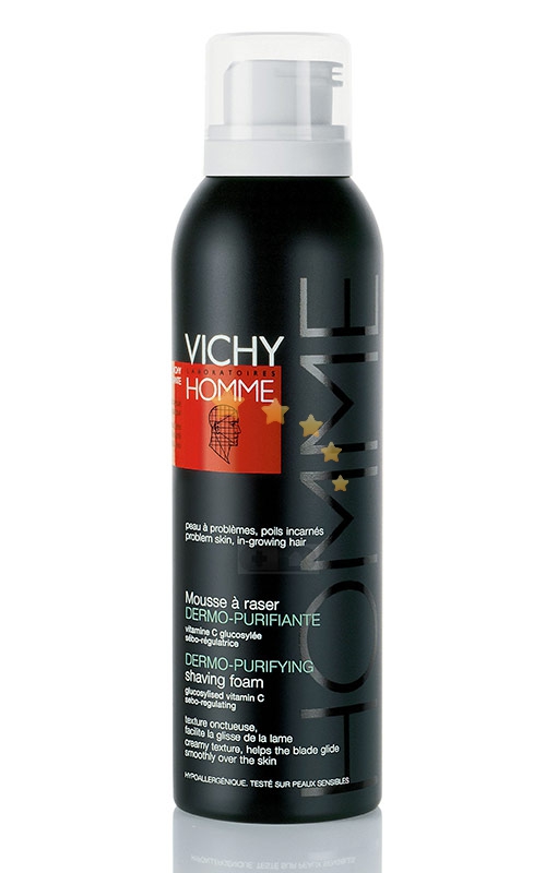 Vichy Linea Homme Mousse Schiuma da Barba Anti-Irritazioni Uomo 200 ml
