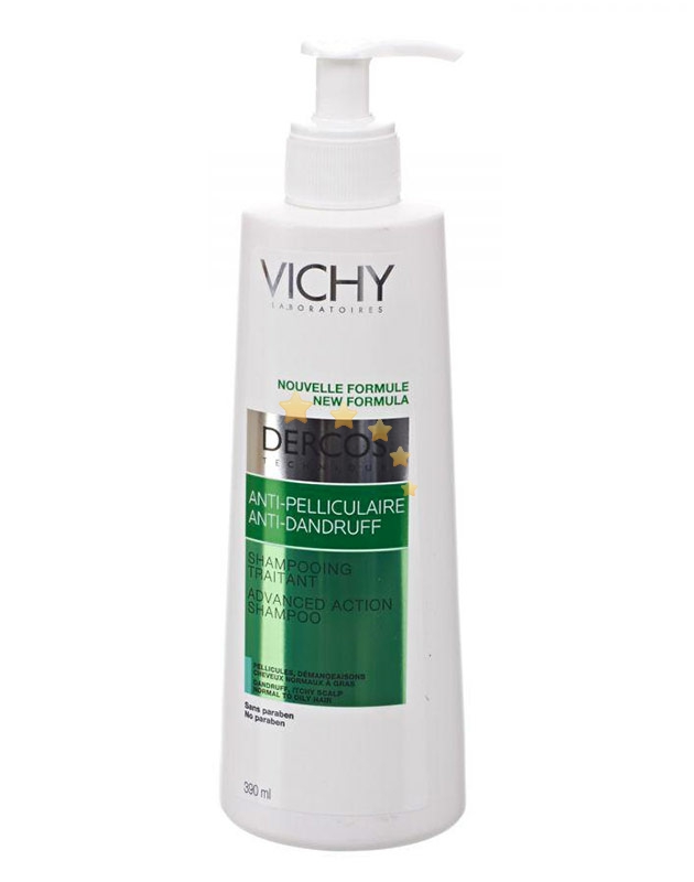 Dercos Linea Equilibrante Shampoo Anti-Forfora Trattante Capelli Grassi 390 ml