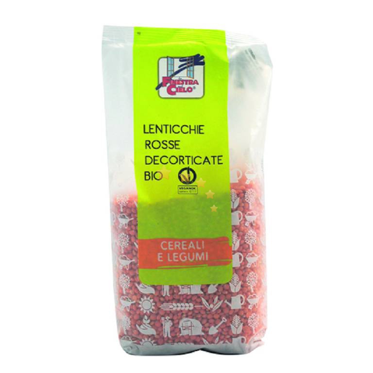 Biotobio - Lenticchie Rosse Decorticate Bio - La Finestra sul Cielo 500gr