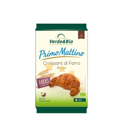 Biotobio - Croissant di Farro Biologico Vegano - Verde&Bio 4x40gr