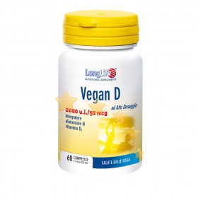 LongLife Linea Benessere dell'Organismo Vegan D 60 Compresse