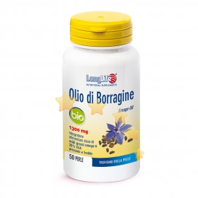 LongLife Linea Benessere dell'Organismo Olio di Borragine 50 Perle