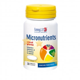 LongLife Linea Benessere dell'Organismo Micronutrients 100 Tavolette