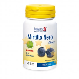 LongLife Linea Benessere dell'Organismo Mirtillo Nero 60 Capsule