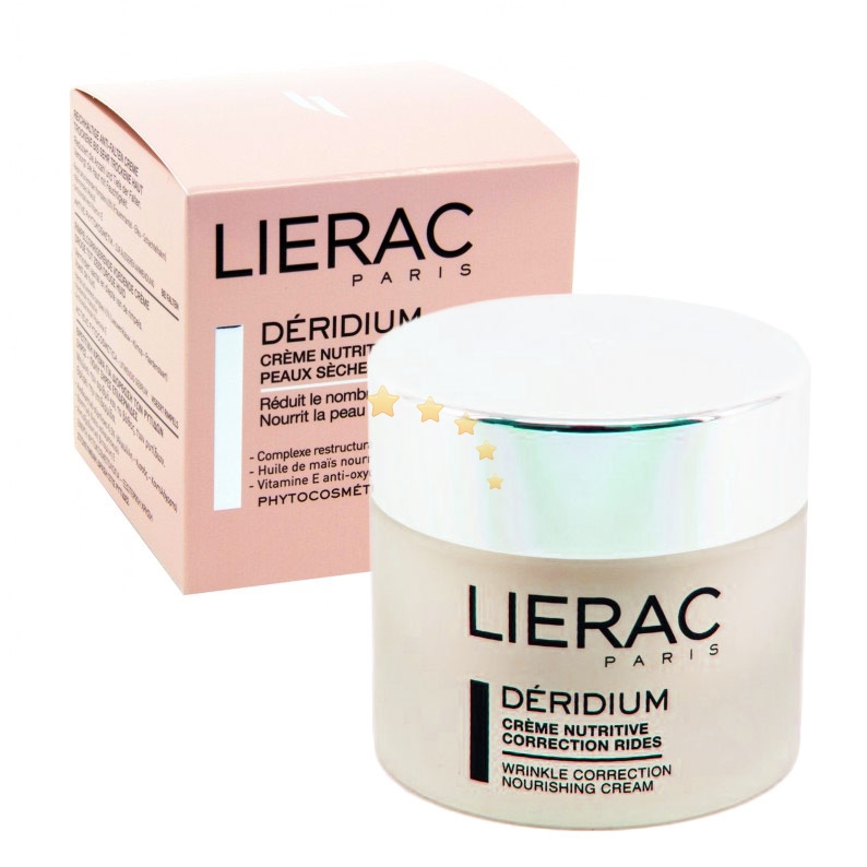 Lierac Linea Deridium Crema Anti-Et Nutriente Pelli Secche e Ultrasecche 50 ml