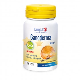 LongLife Linea Benessere dell'Organismo Ganoderma 60 Capsule