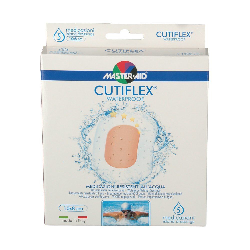 Cutiflex Master-Aid Waterproof 5 medicazioni 10x8