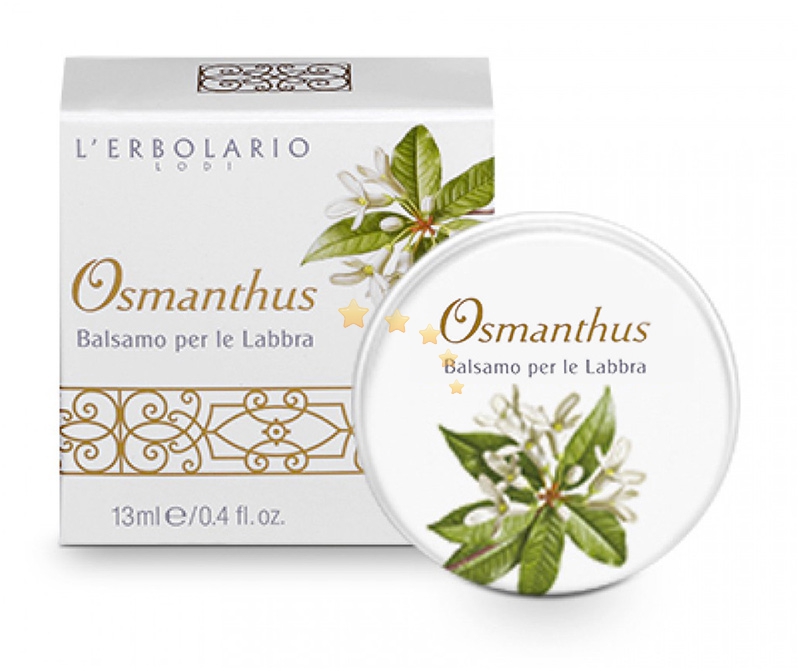 L'Erbolario Linea Osmanthus Pregiato Leggero e Fresco Balsamo Nutriente Labbra