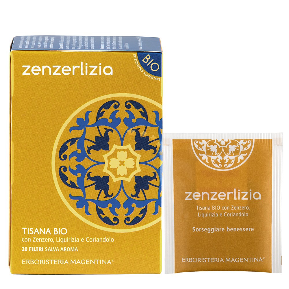 Erboristeria Magentina Tisana Bio Zenzerlizia 20 filtri