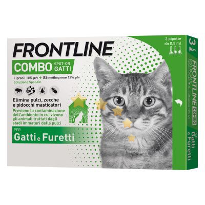 Frontline Combo Spot-On Gatti e Furetti 3 Pipette