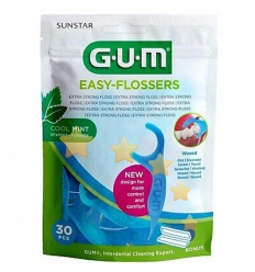 Gum Linea Igiene Dentale Easy Flossers Cerato 30pezzi