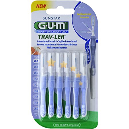 Gum Linea Igiene Dentale Trav-Ler 1312 Scovolino 0.6 mm 6pz