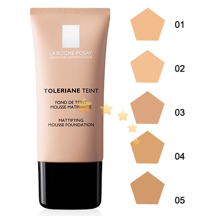 La Roche Posay Linea Trucco Toleriane Teint Mousse Fondotinta Mat 03 Sabbia
