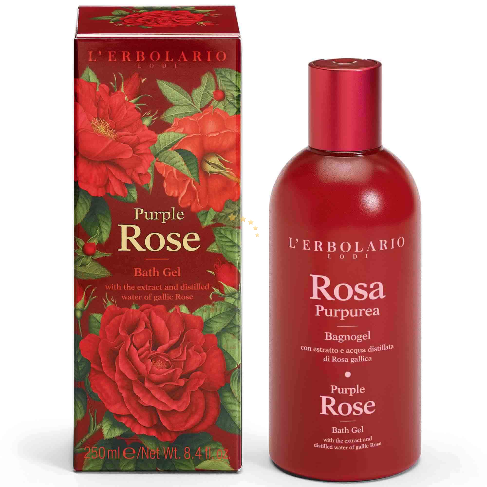 L'Erbolario Linea Rosa Purpurea - Bagnogel 250ml