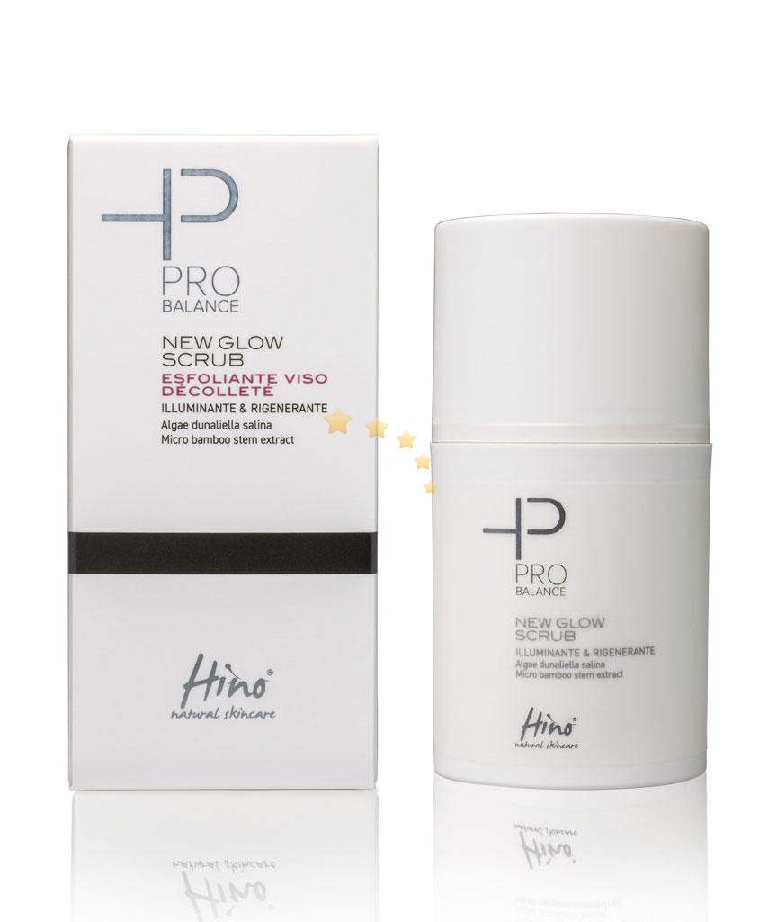 Hino - New Glow Scrub - Esfoliante Viso Decollete Illuminante & Rigenerante 50ml