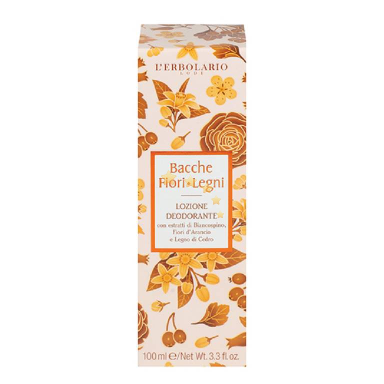 L'Erbolario Linea Bacche Fiori Legni - Lozione Deodorante 100ml
