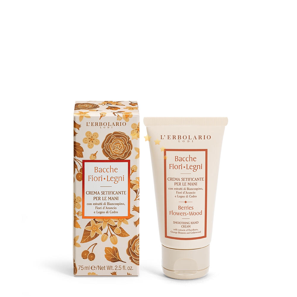 L'Erbolario Linea Bacche Fiori Legni - Crema Setificante Mani 75ml