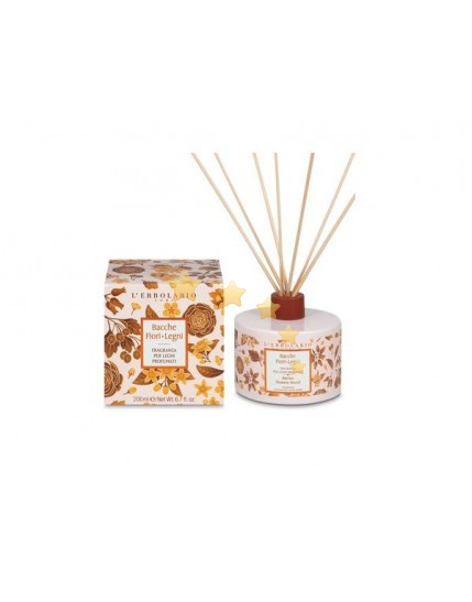 L'Erbolario Linea Bacche Fiori Legni - Fragranza Per Legni Profumati 200ml