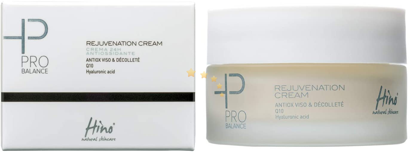 Hino - Rejuvenation Cream - Crema Antiox Viso & Decollete Q10 50ml