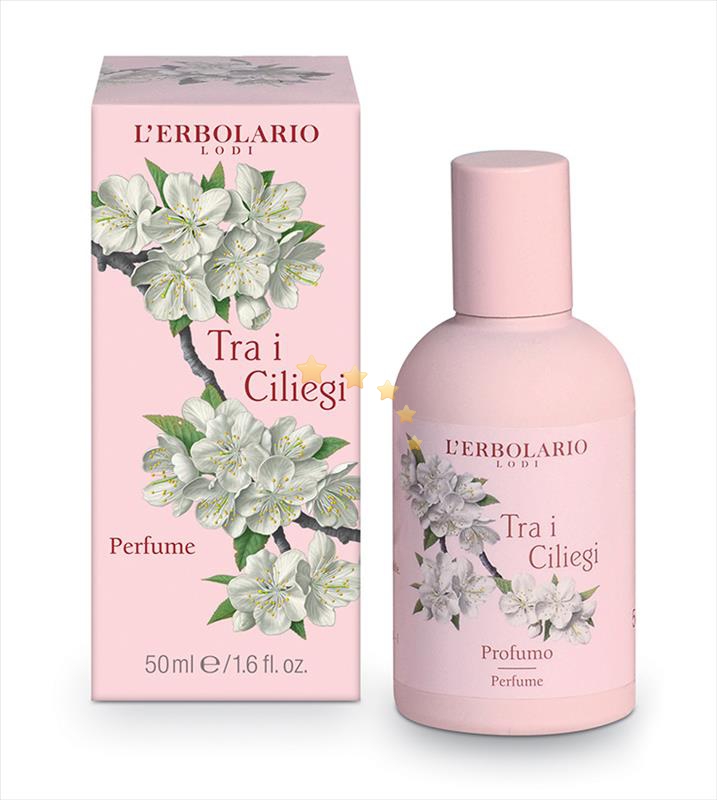 L'Erbolario Linea Tra i Ciliegi Vivace e Delicato Profumo Rinfrescante 50 ml