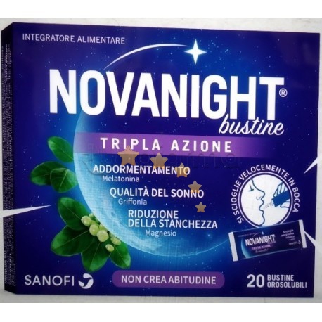 Sanofi Aventis Linea Sonno e Serenit Novanight Integratore 20 Bustine