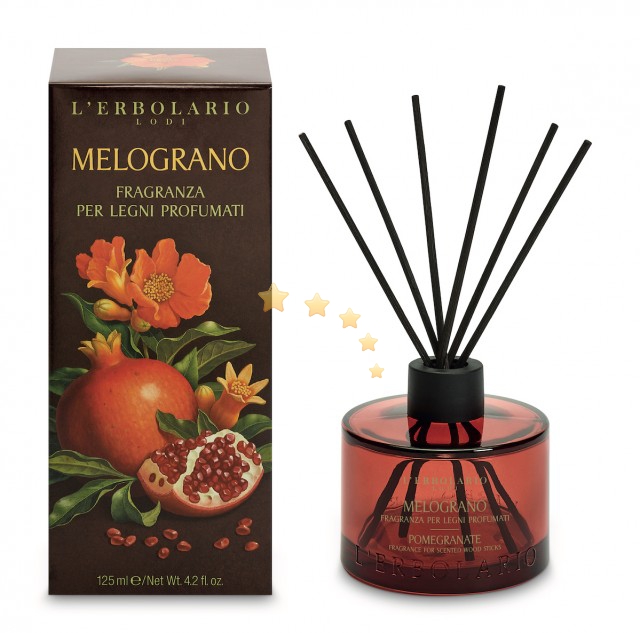 L'Erbolario Linea Melograno - Fragranza per Legni Profumati 125ml